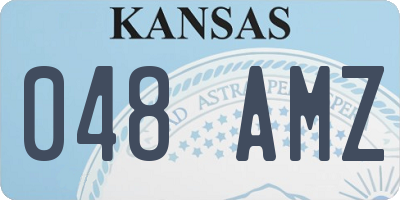 KS license plate 048AMZ
