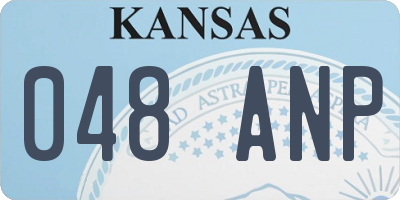 KS license plate 048ANP