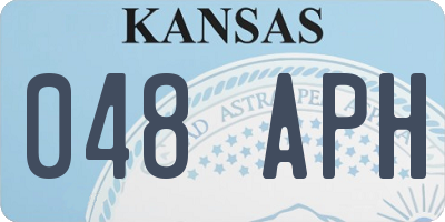 KS license plate 048APH
