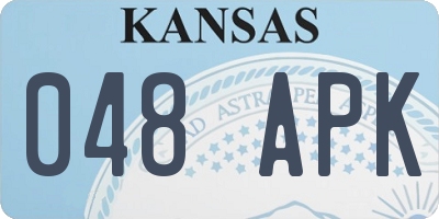 KS license plate 048APK