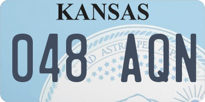 KS license plate 048AQN