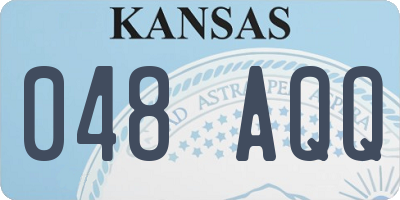 KS license plate 048AQQ
