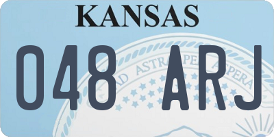 KS license plate 048ARJ
