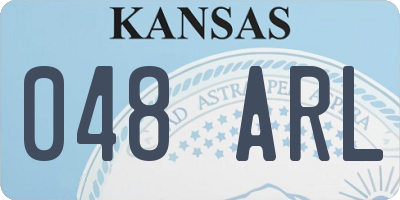 KS license plate 048ARL