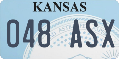 KS license plate 048ASX