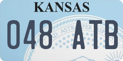 KS license plate 048ATB