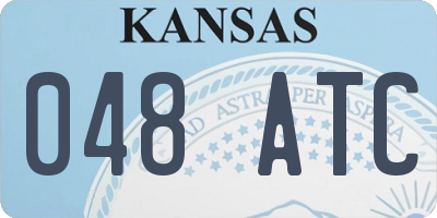 KS license plate 048ATC