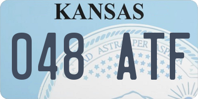 KS license plate 048ATF