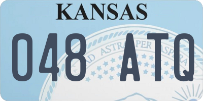 KS license plate 048ATQ