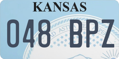 KS license plate 048BPZ