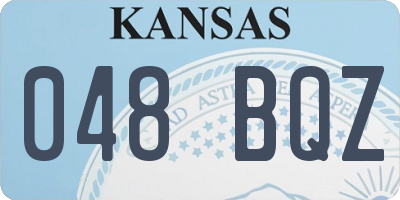 KS license plate 048BQZ