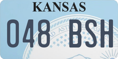 KS license plate 048BSH
