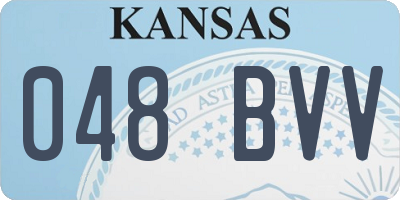 KS license plate 048BVV