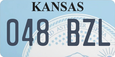 KS license plate 048BZL