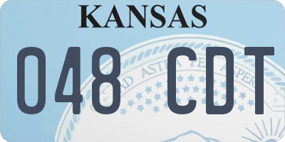 KS license plate 048CDT