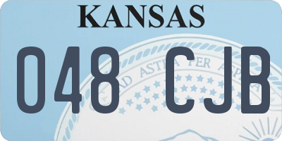 KS license plate 048CJB