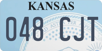 KS license plate 048CJT
