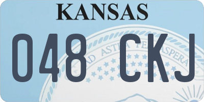 KS license plate 048CKJ