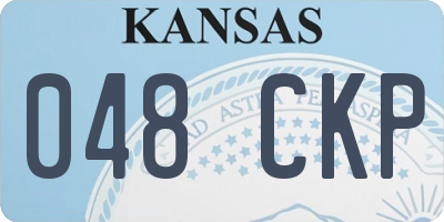 KS license plate 048CKP