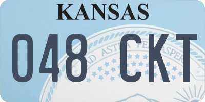 KS license plate 048CKT