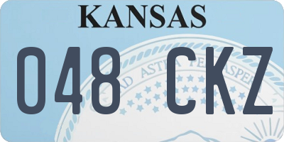 KS license plate 048CKZ