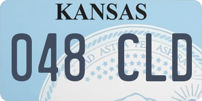 KS license plate 048CLD