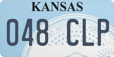 KS license plate 048CLP