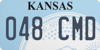 KS license plate 048CMD