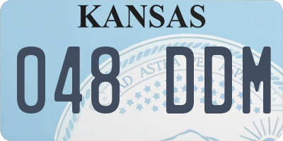 KS license plate 048DDM