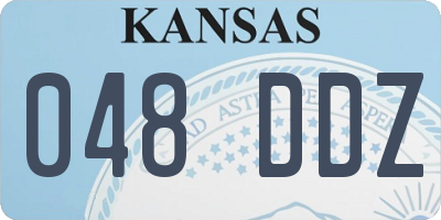 KS license plate 048DDZ