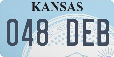 KS license plate 048DEB