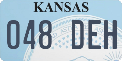 KS license plate 048DEH