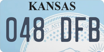 KS license plate 048DFB