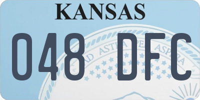 KS license plate 048DFC