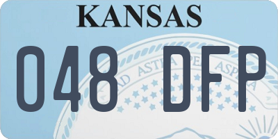 KS license plate 048DFP
