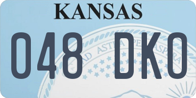 KS license plate 048DKO
