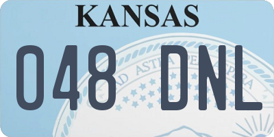 KS license plate 048DNL