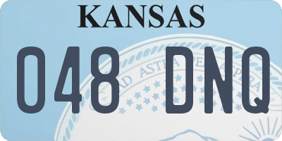 KS license plate 048DNQ