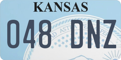 KS license plate 048DNZ