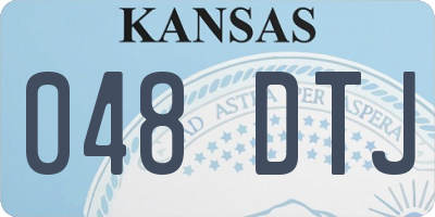 KS license plate 048DTJ