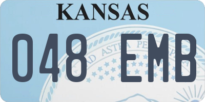 KS license plate 048EMB