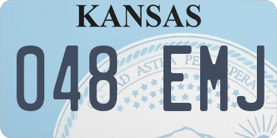 KS license plate 048EMJ