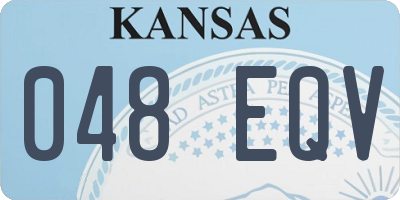 KS license plate 048EQV