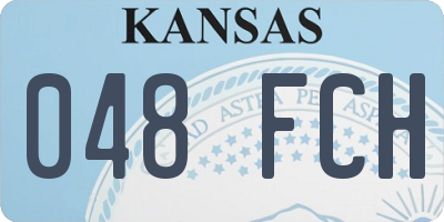 KS license plate 048FCH