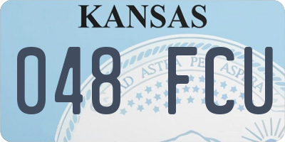 KS license plate 048FCU