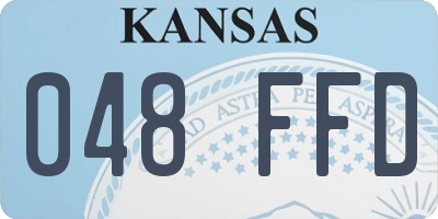 KS license plate 048FFD