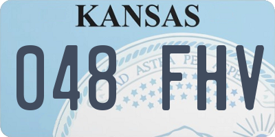 KS license plate 048FHV