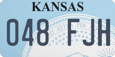 KS license plate 048FJH