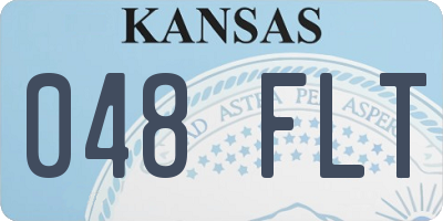 KS license plate 048FLT