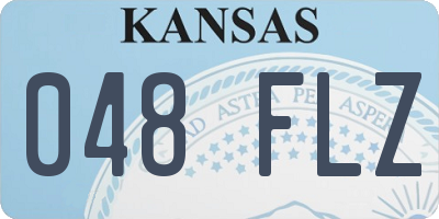 KS license plate 048FLZ